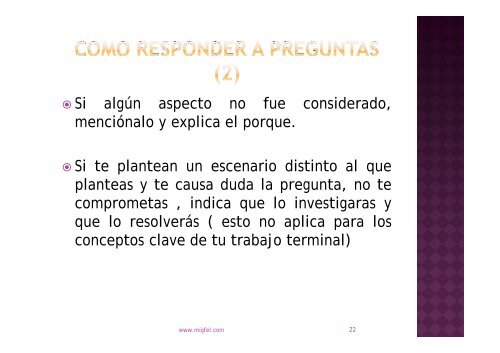 Guia para presentar un trabajo terminal o tesis. - Dr. Miguel Félix ...