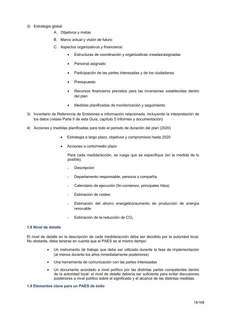 cómo desarrollar un plan de acción para la energía sostenible (paes)