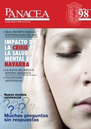 Descargar revista número 98 - Colegio oficial de Medicos de Navarra