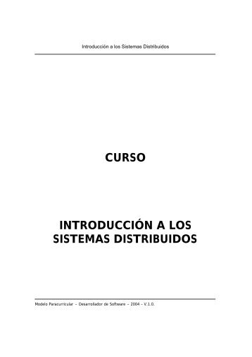 Introducción a los Sistemas Distribuidos - e capaciNET