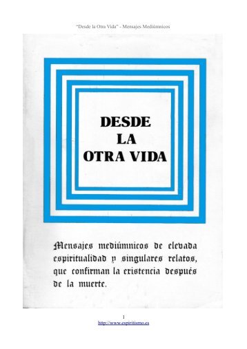 Desde la Otra Vida - Federación Espírita Española