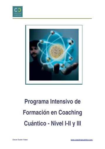 Programa Intensivo de Formación en Coaching Cuántico - Nivel I-II ...