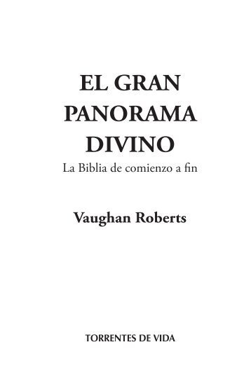 EL GRAN PANORAMA DIVINO - Editorial Torrentes de Vida