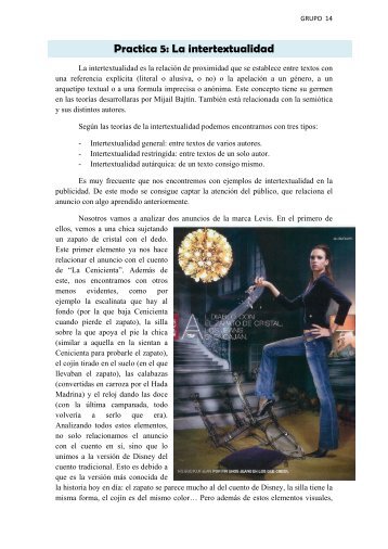 Practica 5: La intertextualidad - urbinavolant