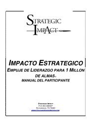 LT Manual del participante liderazgo de Empuje - strategic impact