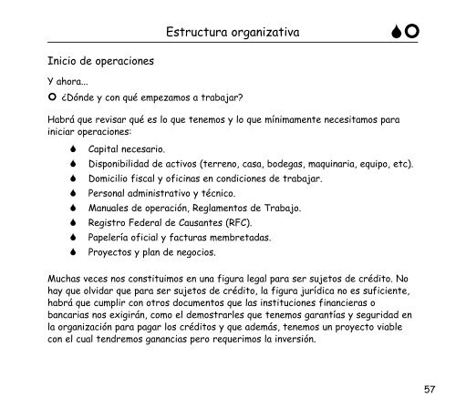 la organización económica rural - Comisión Nacional para el ...