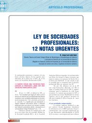 ley de sociedades profesionales: 12 notas urgentes - Icoev
