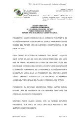 “2013: Año del 450 Aniversario de la Fundación de Durango” 1 ...