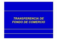 TRANSFERENCIA DE FONDO DE COMERCIO - Cursos Allende