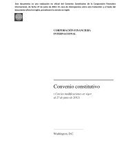 Convenio constitutivo - IFC