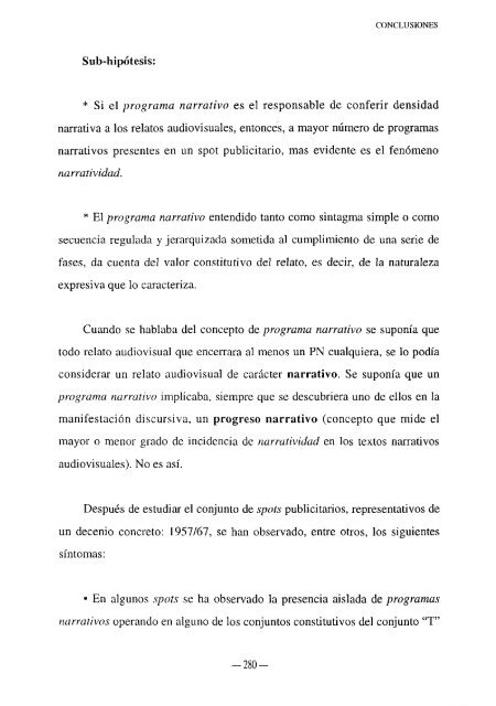 El programa narrativo como expresión del valor constitutivo