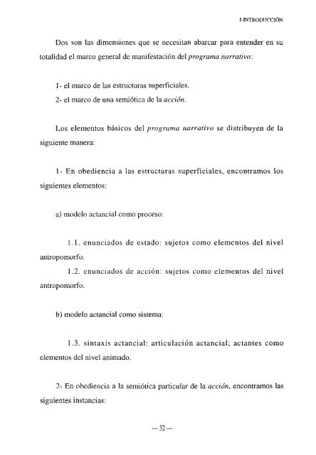 El programa narrativo como expresión del valor constitutivo