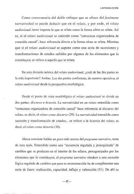 El programa narrativo como expresión del valor constitutivo