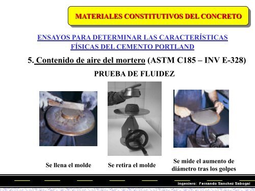 materiales constitutivos del concreto