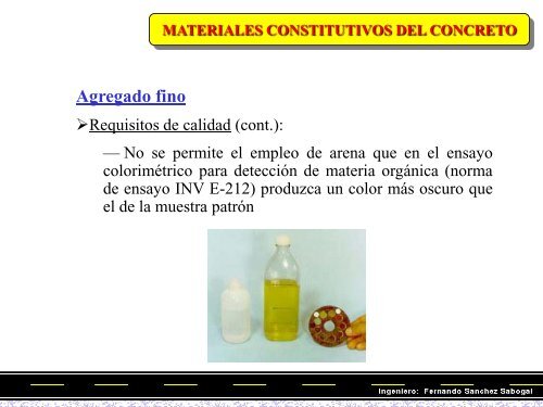 materiales constitutivos del concreto