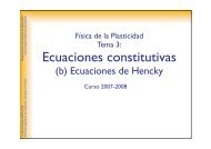 Ecuaciones constitutivas - Departamento de Ciencia de Materiales ...