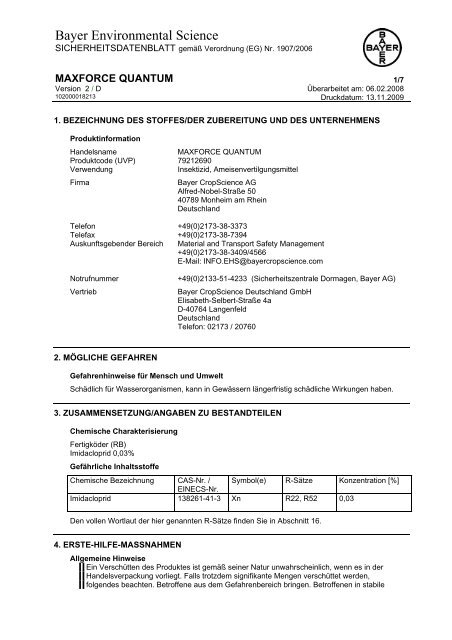 Maxforce Quantum - RA.BE – Hygiene GmbH