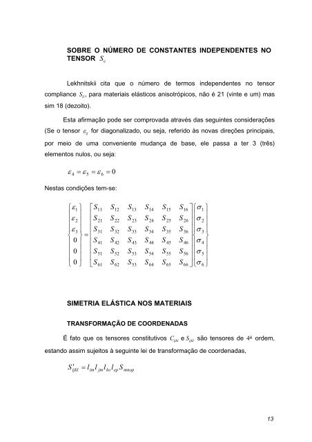 mecânica das estruturas i relações constitutivas ... - FEC - Unicamp