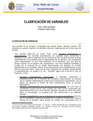 Clasificación de las variables - Curso - Pontificia Universidad ...