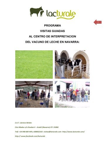 programa visitas guiadas al centro de interpretacion del ... - Lacturale