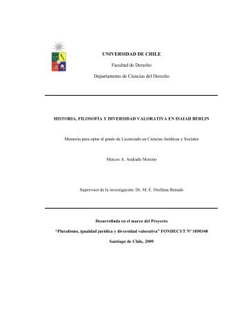 Una historia de la diversidad valorativa - Tesis Electrónicas ...