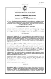 resolución 2056 de 2003