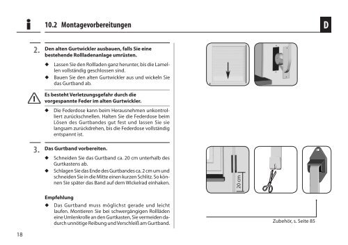 Elektrischer Rollladen-Gurtwickler RolloTron Comfort ... - Rademacher