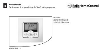 Bedienungsanleitung Troll Standard - Rademacher