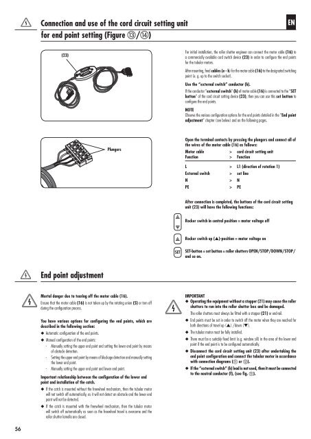 Bedienungsanleitung RolloTube X-line - Rademacher