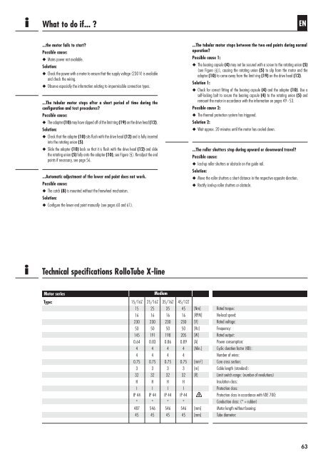 Bedienungsanleitung RolloTube X-line - Rademacher