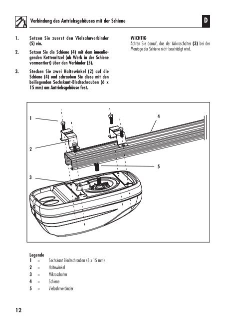 1. 2. 3. 12 Verbindung de
