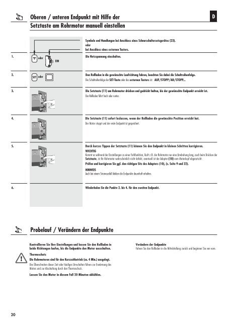 Bedienungsanleitung RolloTube X-line - Rademacher