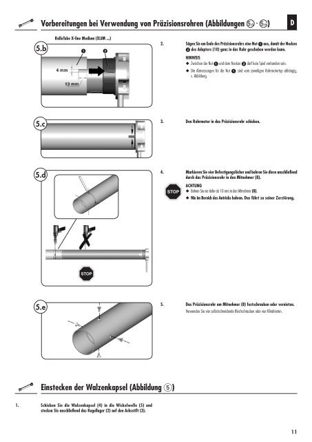 EN Installation and operation instructions for RADEMACHER X-line ...