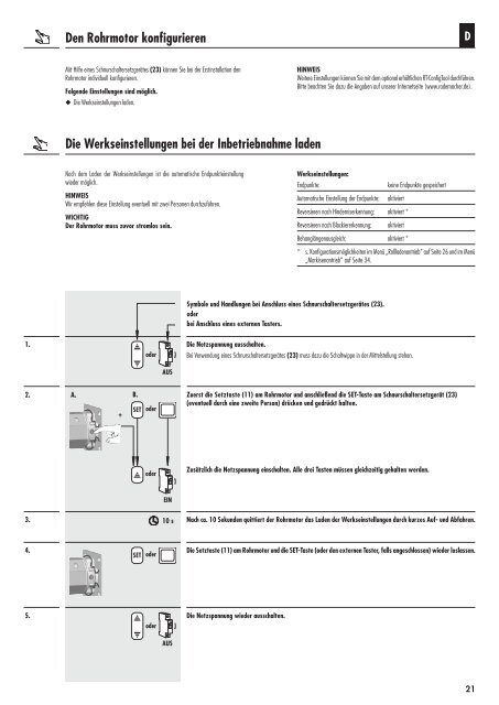 EN Installation and operation instructions for RADEMACHER X-line ...