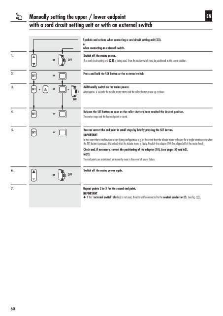 EN Installation and operation instructions for RADEMACHER X-line ...