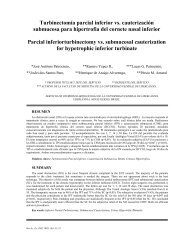 Turbinectomía parcial inferior vs. cauterización submucosa para ...