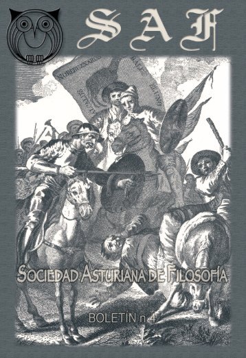 Boletín nº 4 - Sociedad Asturiana de Filosofía