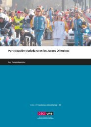 Participación ciudadana en los Juegos Olímpicos - CEO-UAB ...