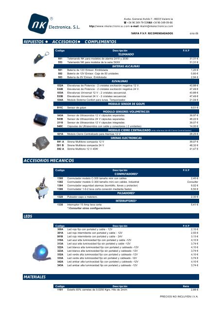 CENTRALES DE ALARMA COMPACTAS