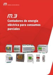 Contadores de energía eléctrica para consumos parciales - Circutor