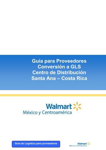 Guía para Proveedores - Walmart México