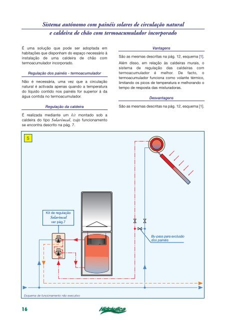 SISTEMAS SOLARES Esquemas de realização - Caleffi