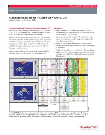 Caracterización de Fluidos con MRIL-2D - Halliburton