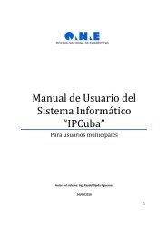 Manual de Usuario del Sistema Informático “IPCuba” - Oficina ...