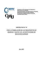 Instructivo N° 19 - Oficina Central de Presupuesto