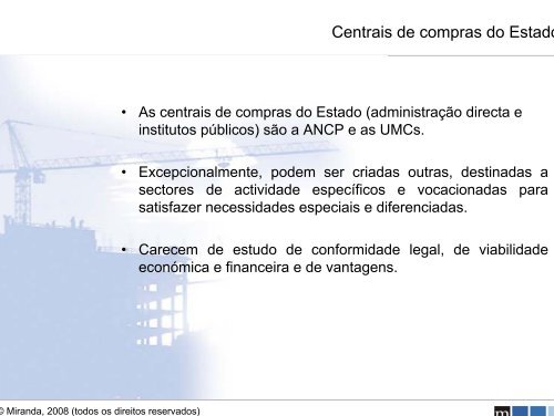 Sistema Nacional de Compras Públicas e Centrais de ... - miranda