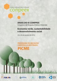 programa de iniciação científica e mestrado picme - UFG