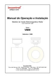 Manual de Operação e Instalação - Incontrol