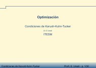 Condiciones de Karush-Kuhn-Tucker