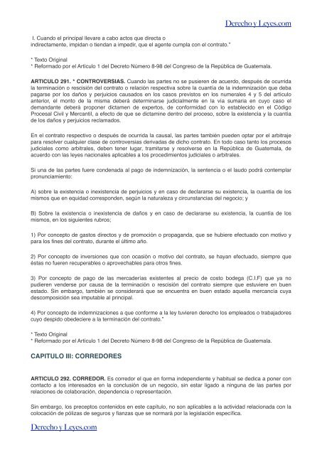 Descarga Código Comercio de Guatemala - Derecho y Leyes